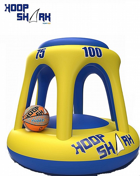 חישוק כדורסל פעלולים צף  לבריכה HOOP SHARK