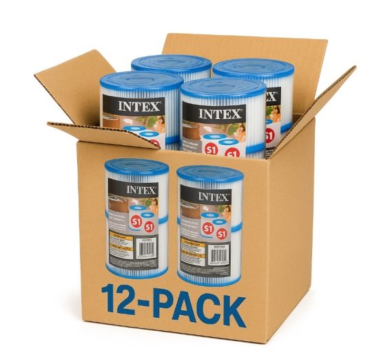 פילטר INTEX 29001 S1 לג'קוזי - מארז 12 יחידות