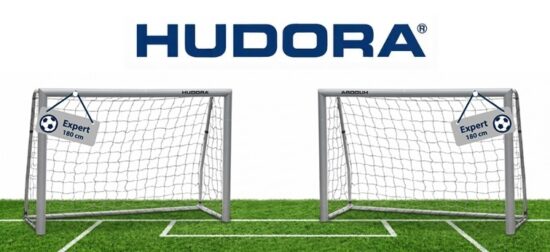 זוג שערי כדורגל hudora 180X120 ס״מ